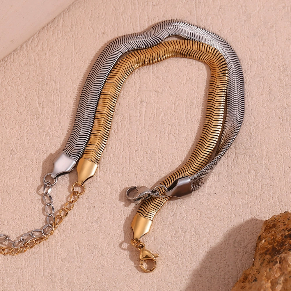 Herringbone Chain Bracelet