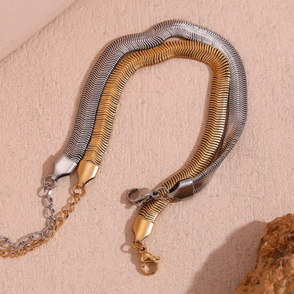 Herringbone Chain Bracelet