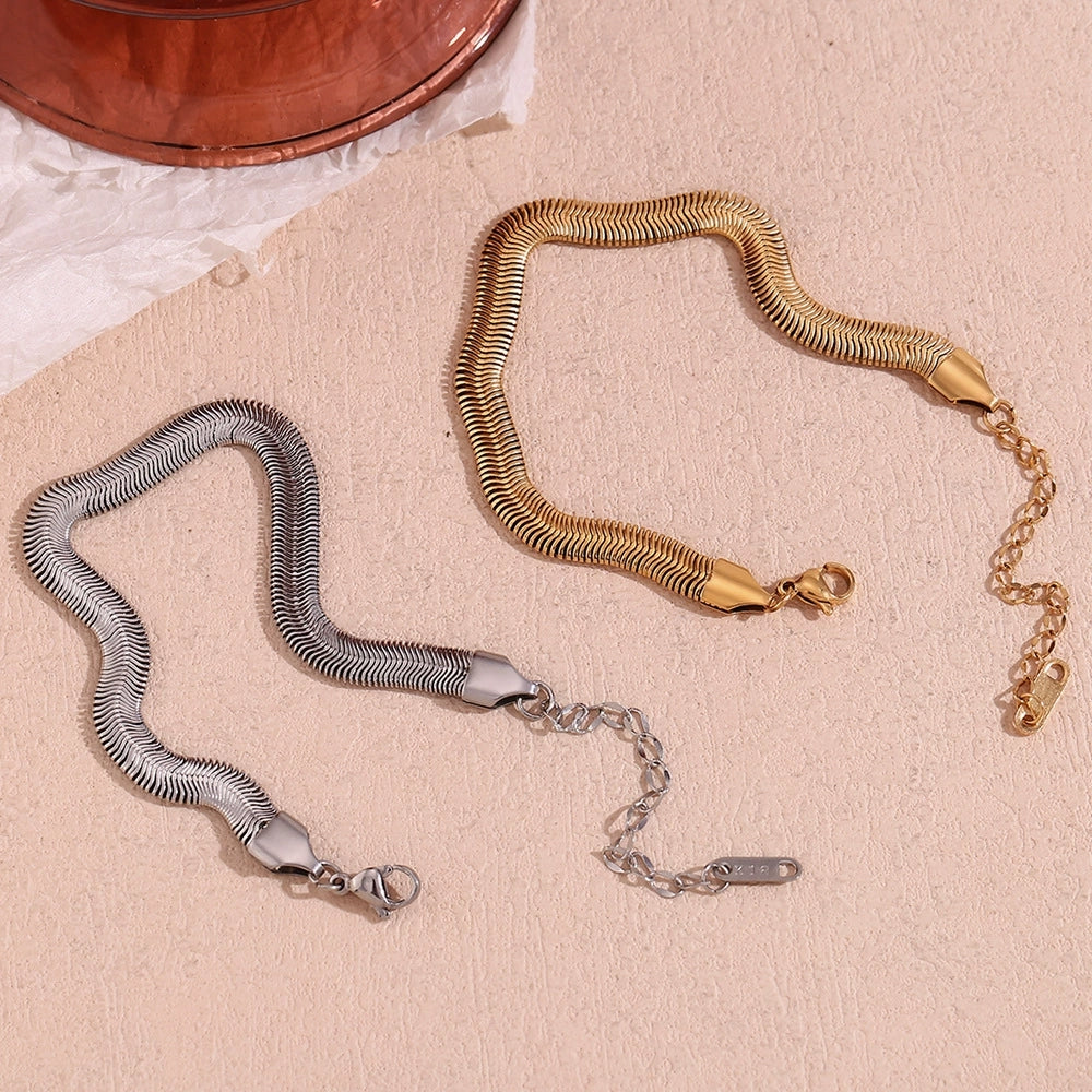 Herringbone Chain Bracelet