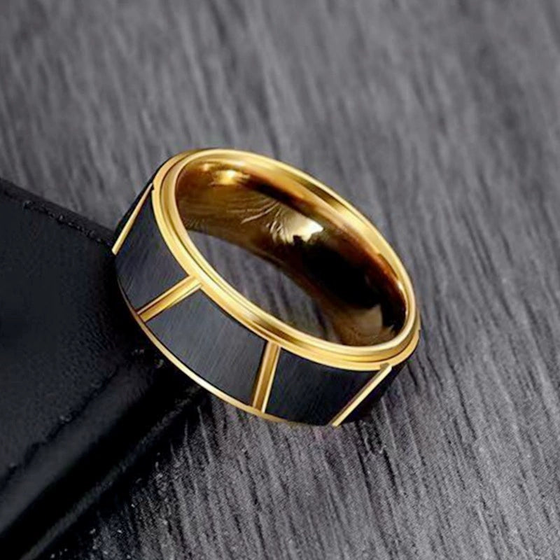 Contrast Band Ring