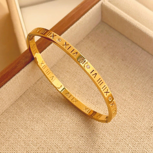Roman Numeral Bangle