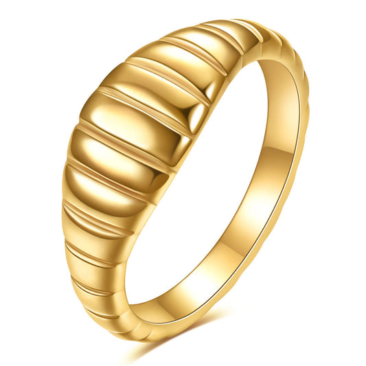 Ribbed Dome Ring