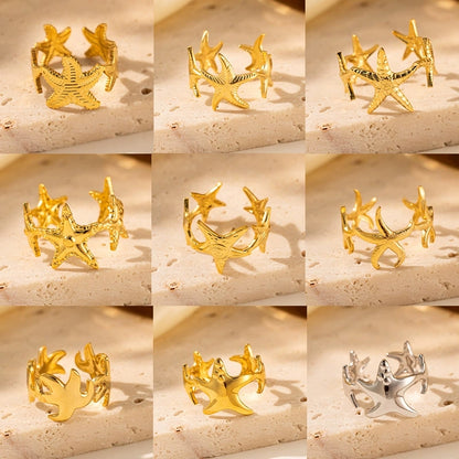 Starfish Crown Ring