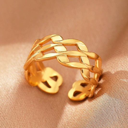 Woven Path Ring