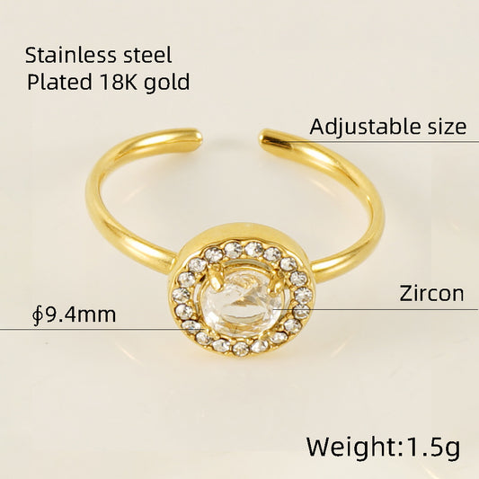 Radiant Halo Ring