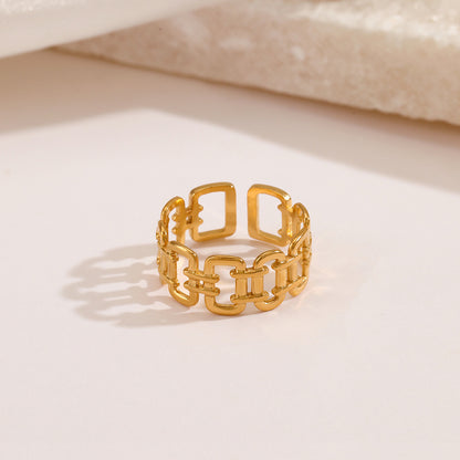 Golden Grid Ring