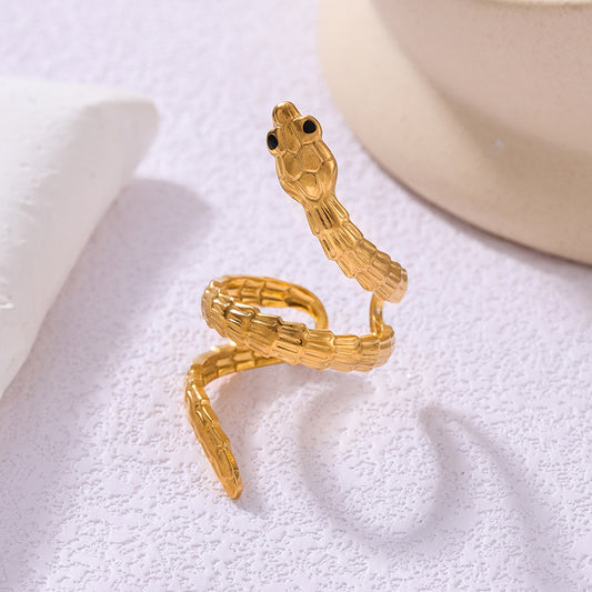 Serpentine Spiral Ring