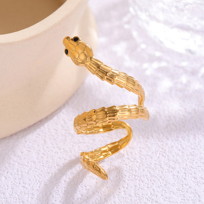 Serpentine Spiral Ring
