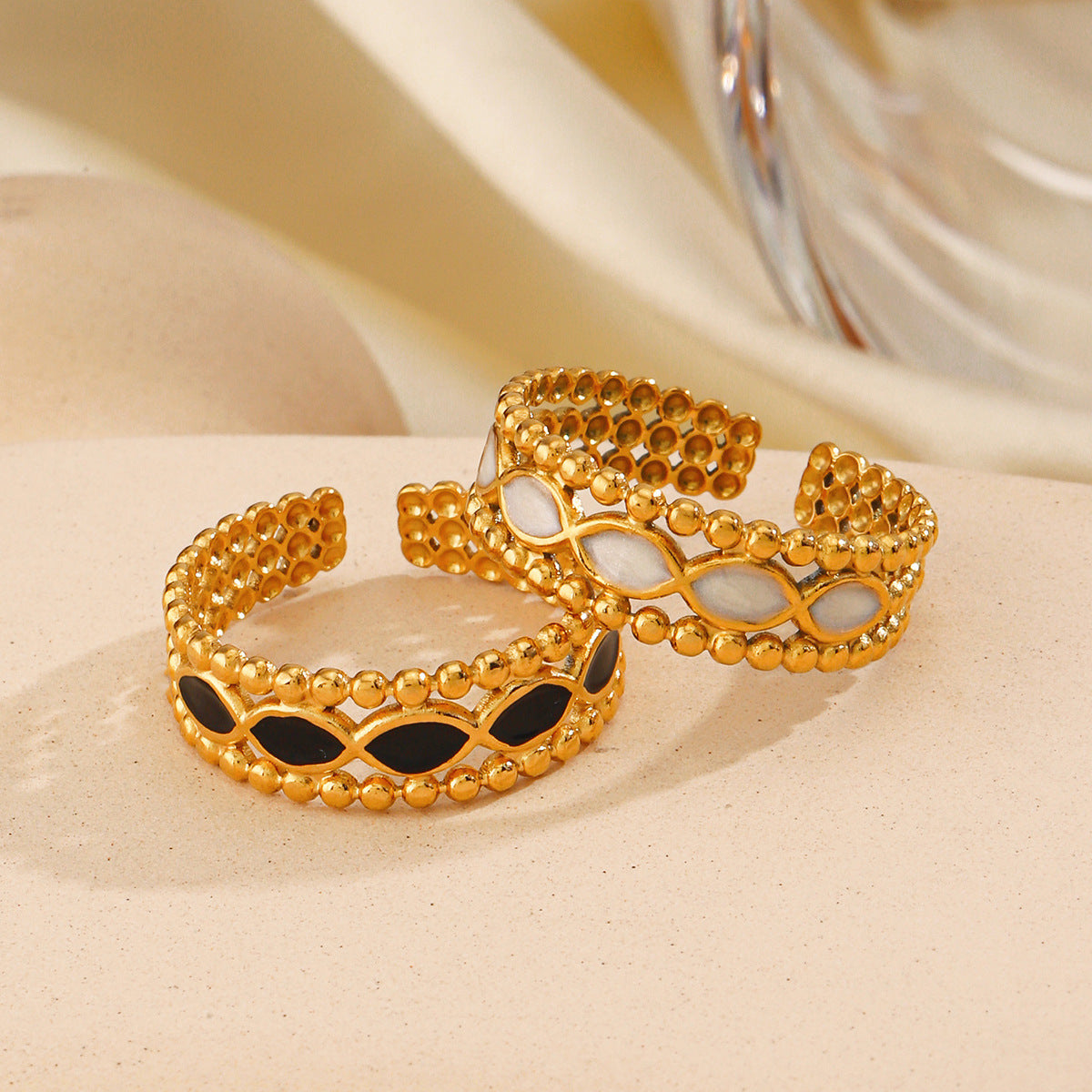 Midnight Marquise Ring
