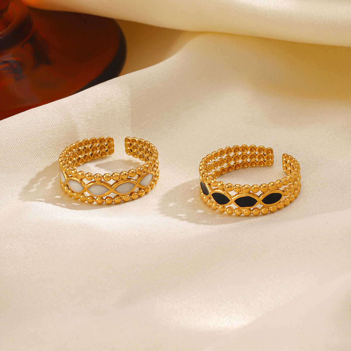 Midnight Marquise Ring