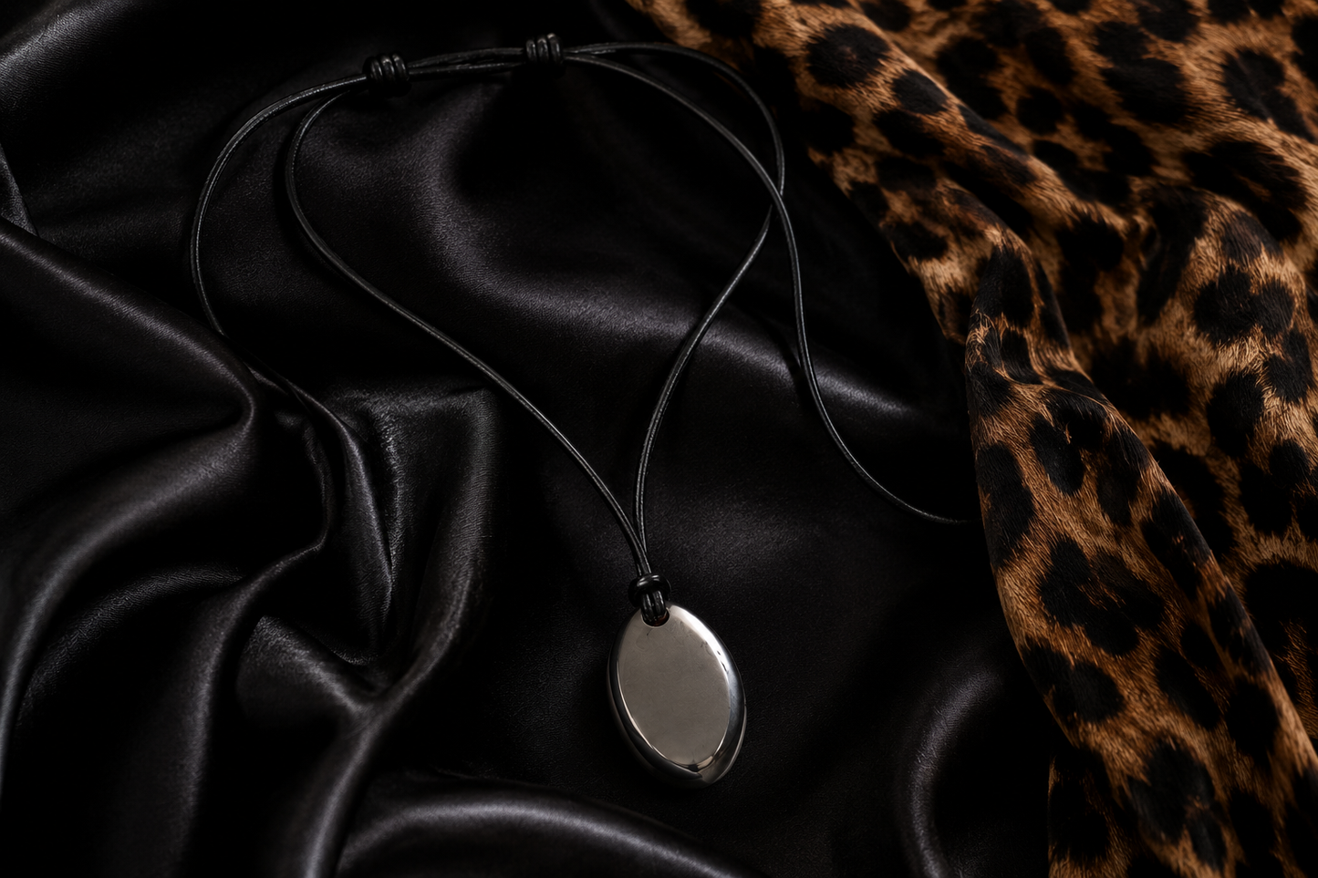 The Midnight Stone Pendant Necklace