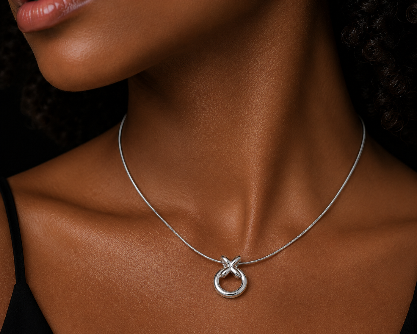 Knotted Circle Necklace