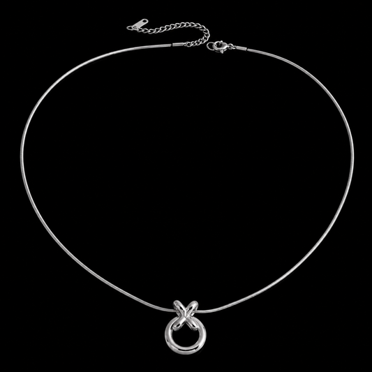 Knotted Circle Necklace