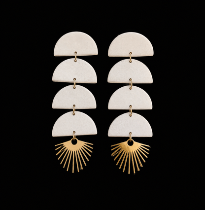 Moon Stack Earrings