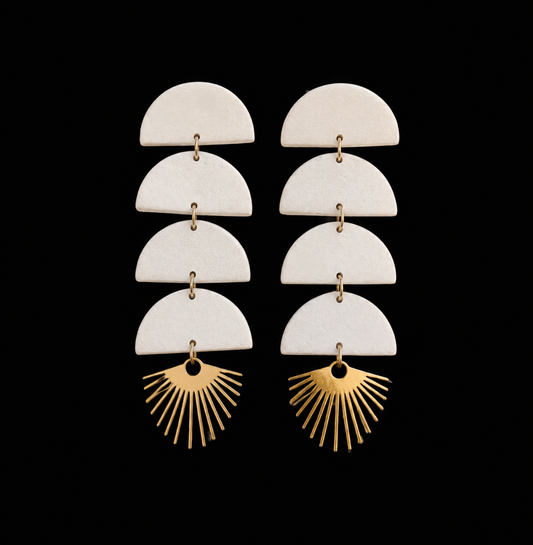 Moon Stack Earrings
