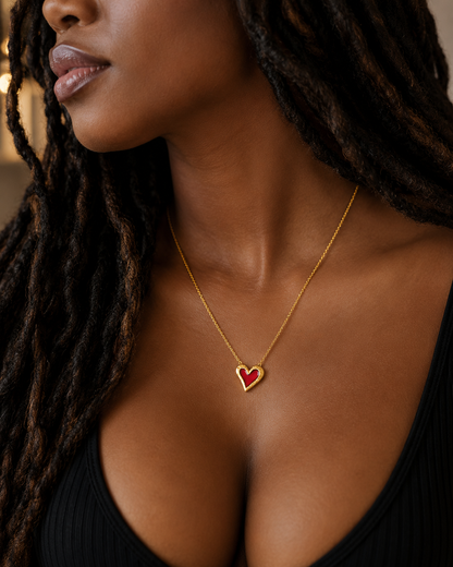 Crimson Heart Necklace