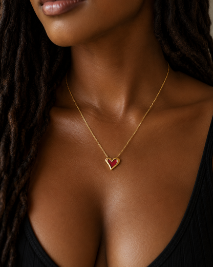 Crimson Heart Necklace