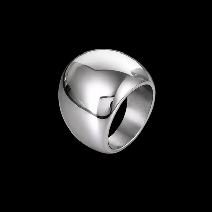 Dome Statement Ring | Waterproof Stainless Steel | Tarnish Resistant | Hypoallergenic