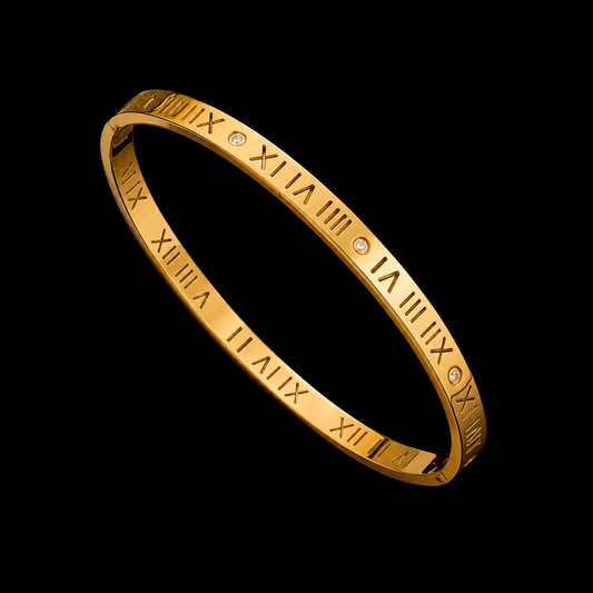 Roman Numeral Bangle
