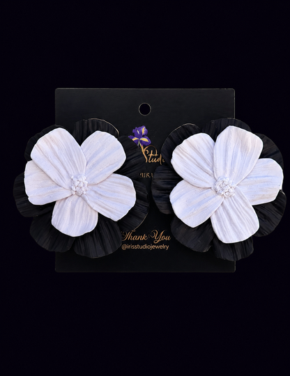 Lavender Flower Earrings