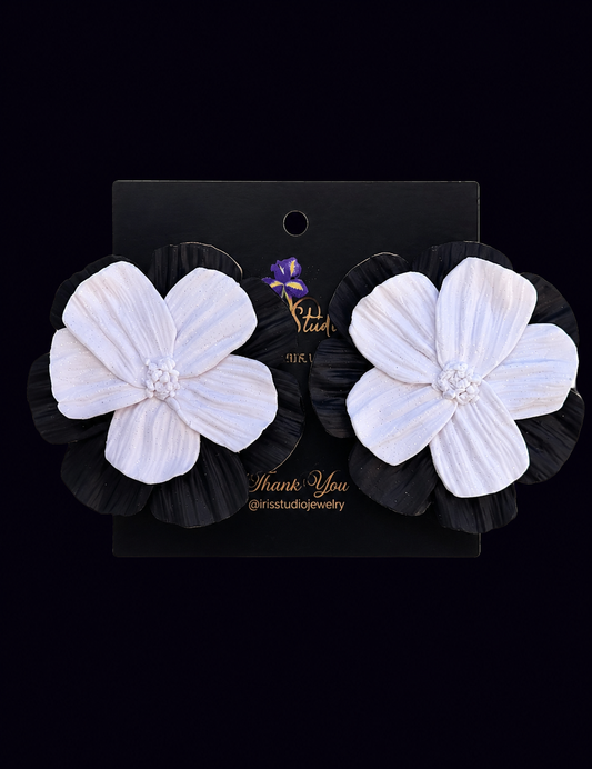 Lavender Flower Earrings