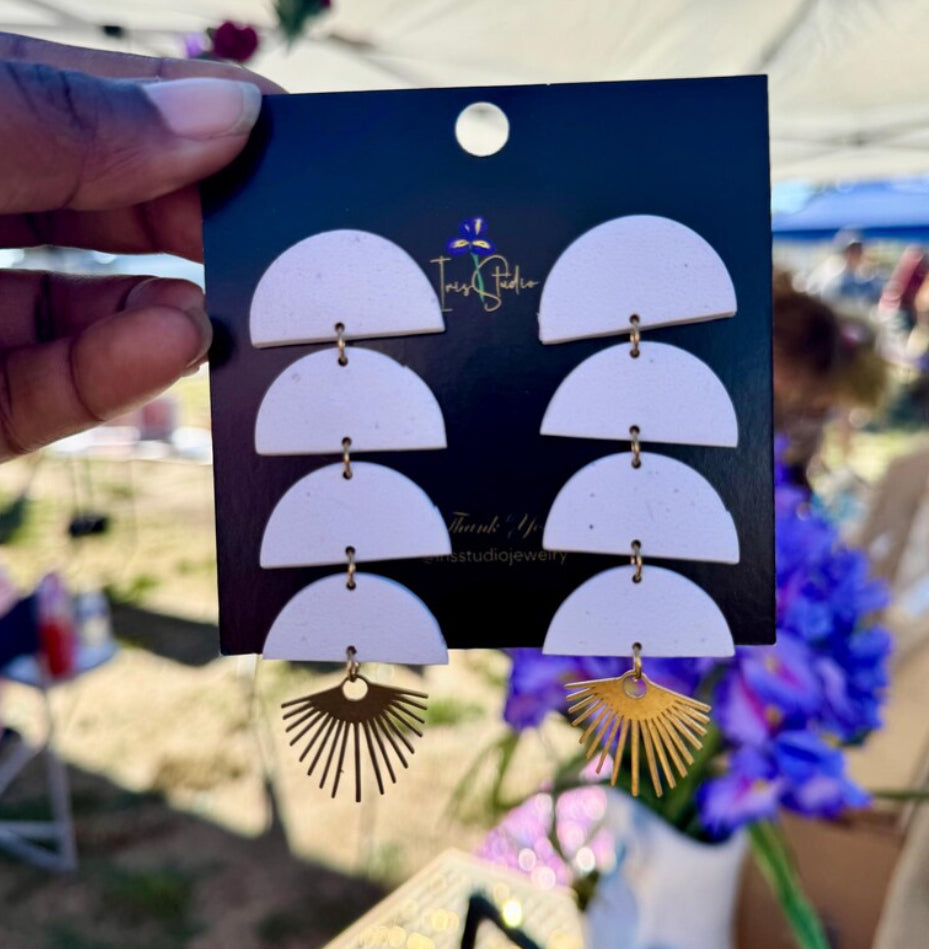 Moon Stack Earrings