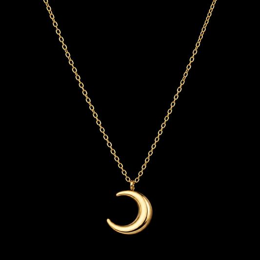 Moon Lariat Necklace