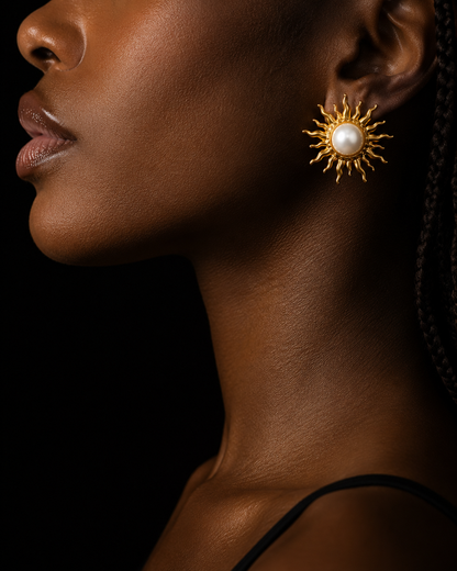 Soleil Pearl Studs