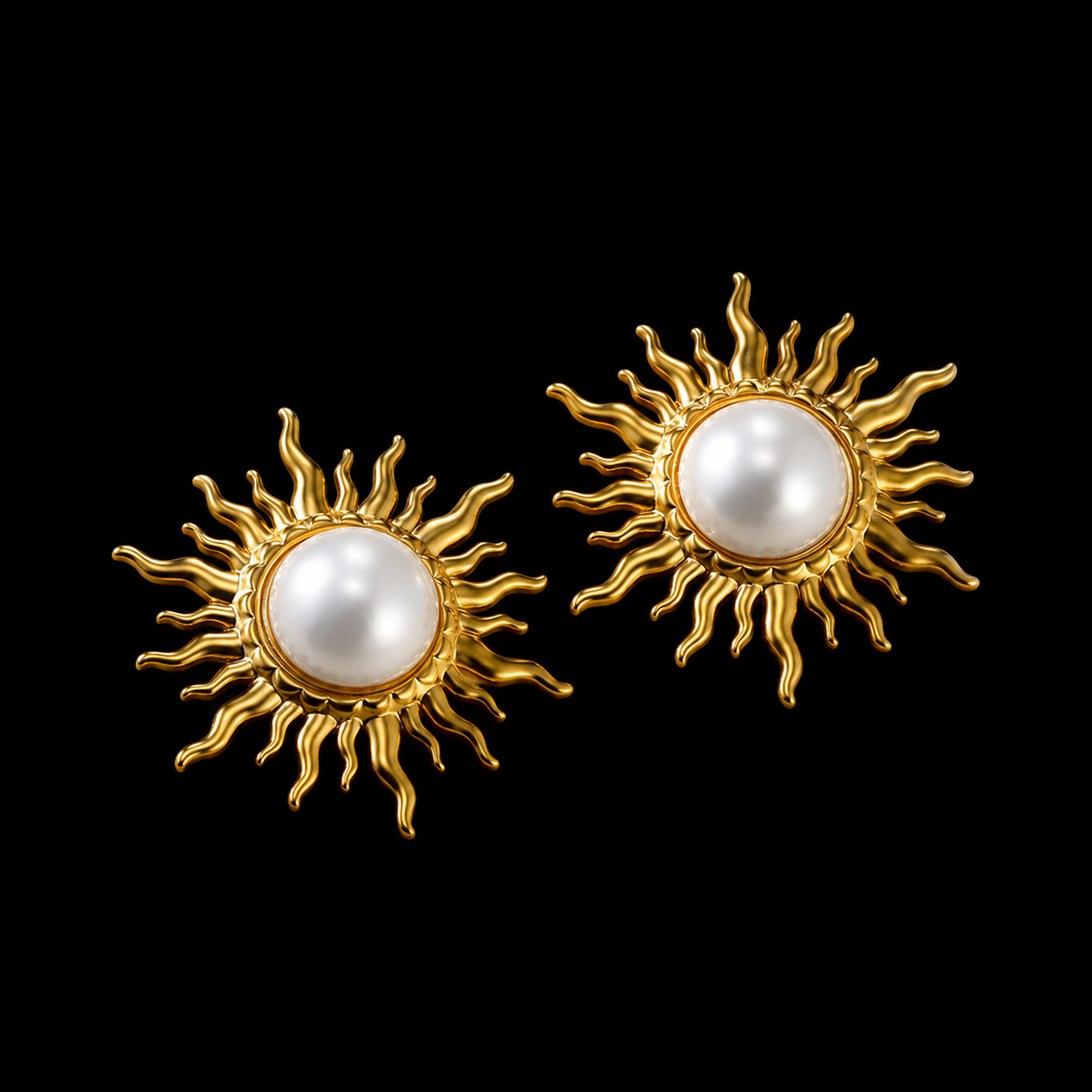 Soleil Pearl Studs