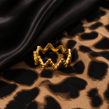 Ziggle Ring | Waterproof Stainless Steel | Tarnish Resistant