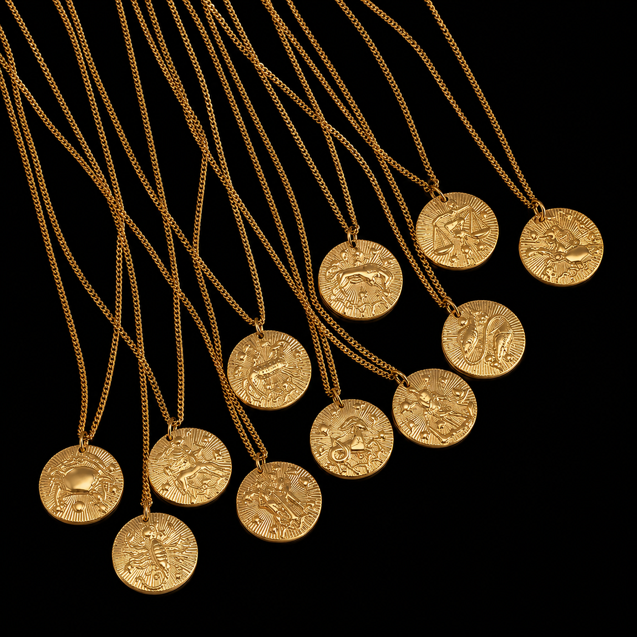 Zodiac Pendant Necklace