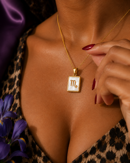 Celestial Glow Zodiac Pendant Necklace
