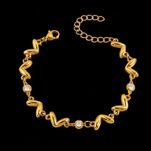 Heart Link Bracelet
