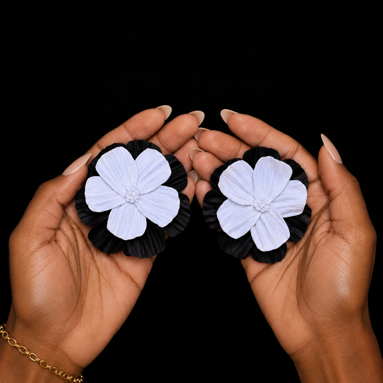 Lavender Flower Earrings
