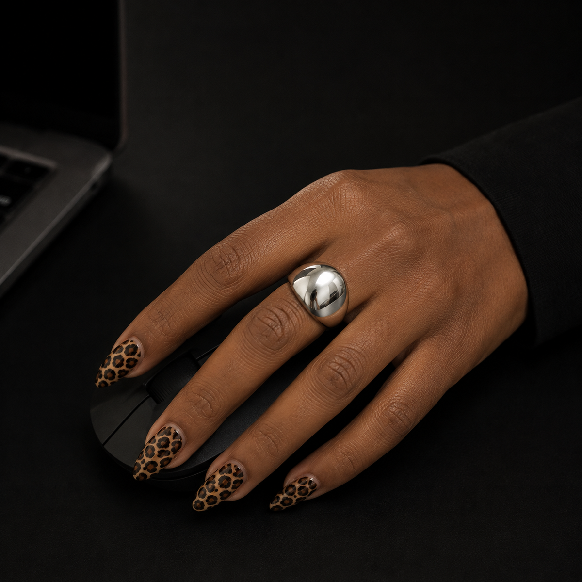 Dome Statement Ring | Waterproof Stainless Steel | Tarnish Resistant | Hypoallergenic