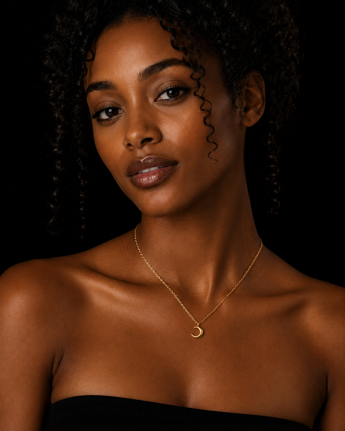 Moon Lariat Necklace