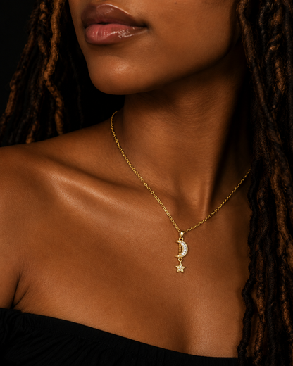Moon & Star Celestial Lariat