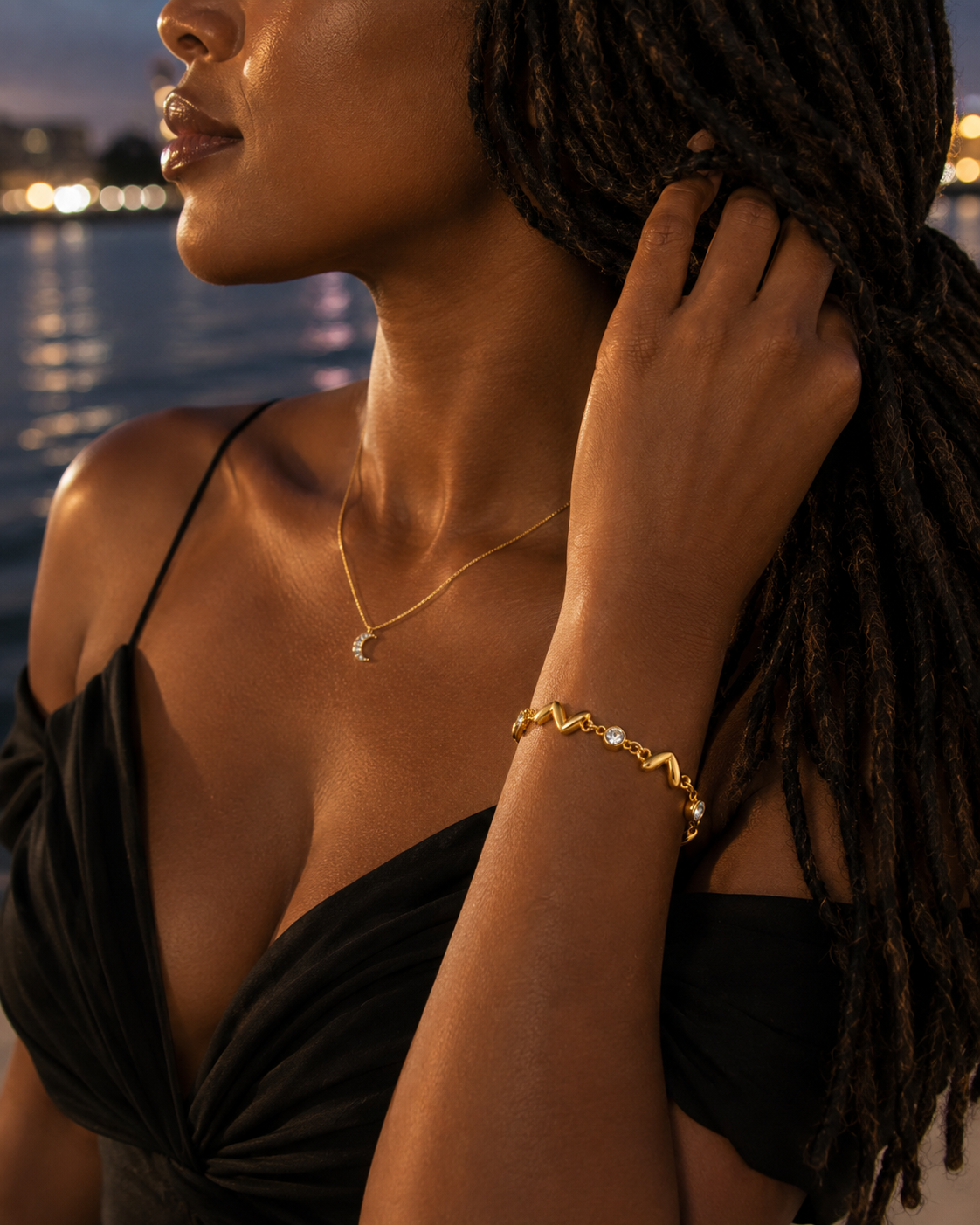 Heart Link Bracelet | Stainless Steel | Tarnish Resistant | Hypoallergenic