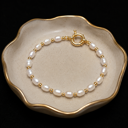 Pearl Toggle Bracelet