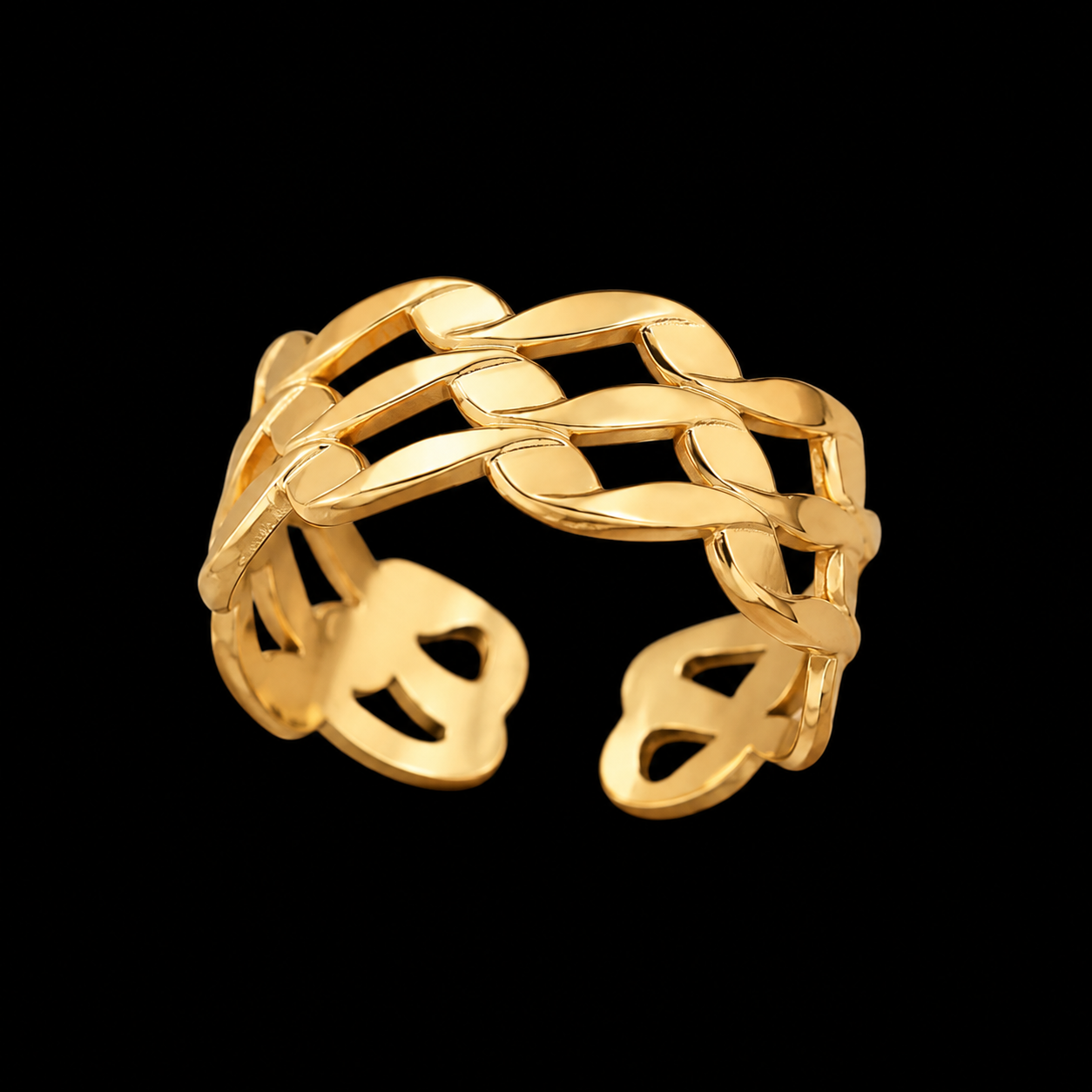 Woven Path Ring