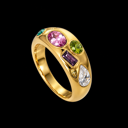 Prism Glow Cubic Zirconia Ring