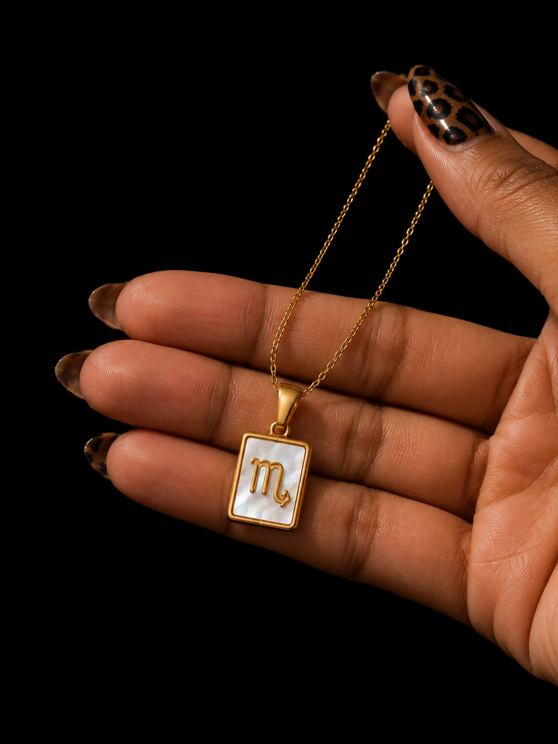 Celestial Glow Zodiac Pendant Necklace