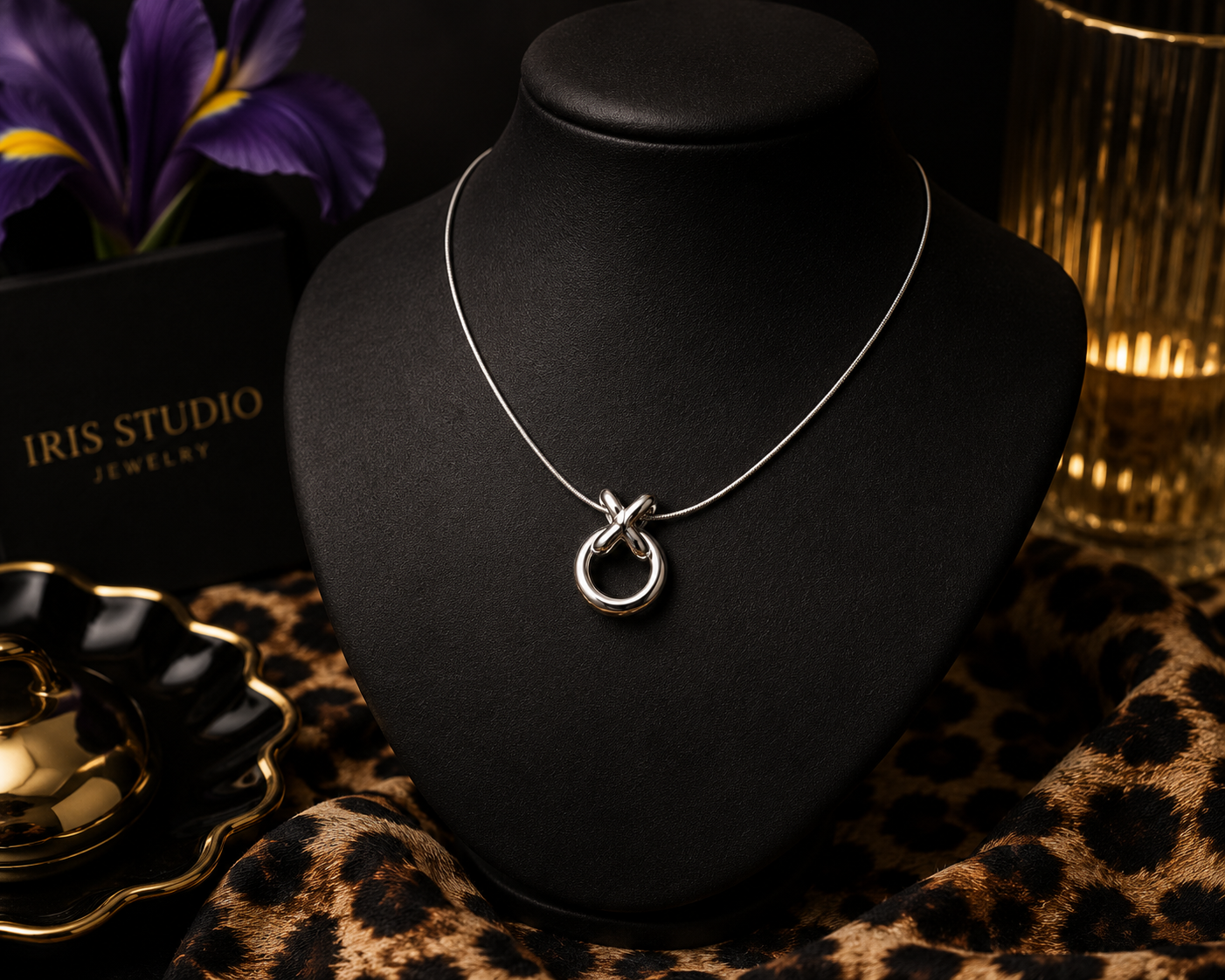 Knotted Circle Necklace