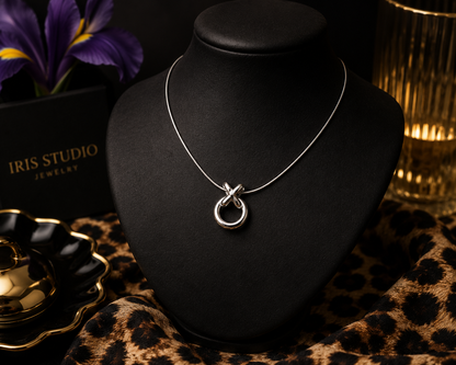Knotted Circle Necklace