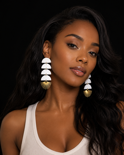 Moon Stack Earrings