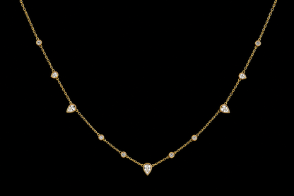 Teardrop Stone Necklace