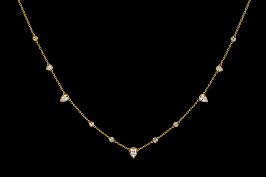 Teardrop Stone Necklace