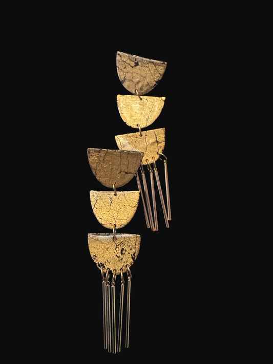 Gilded Fringe Drops