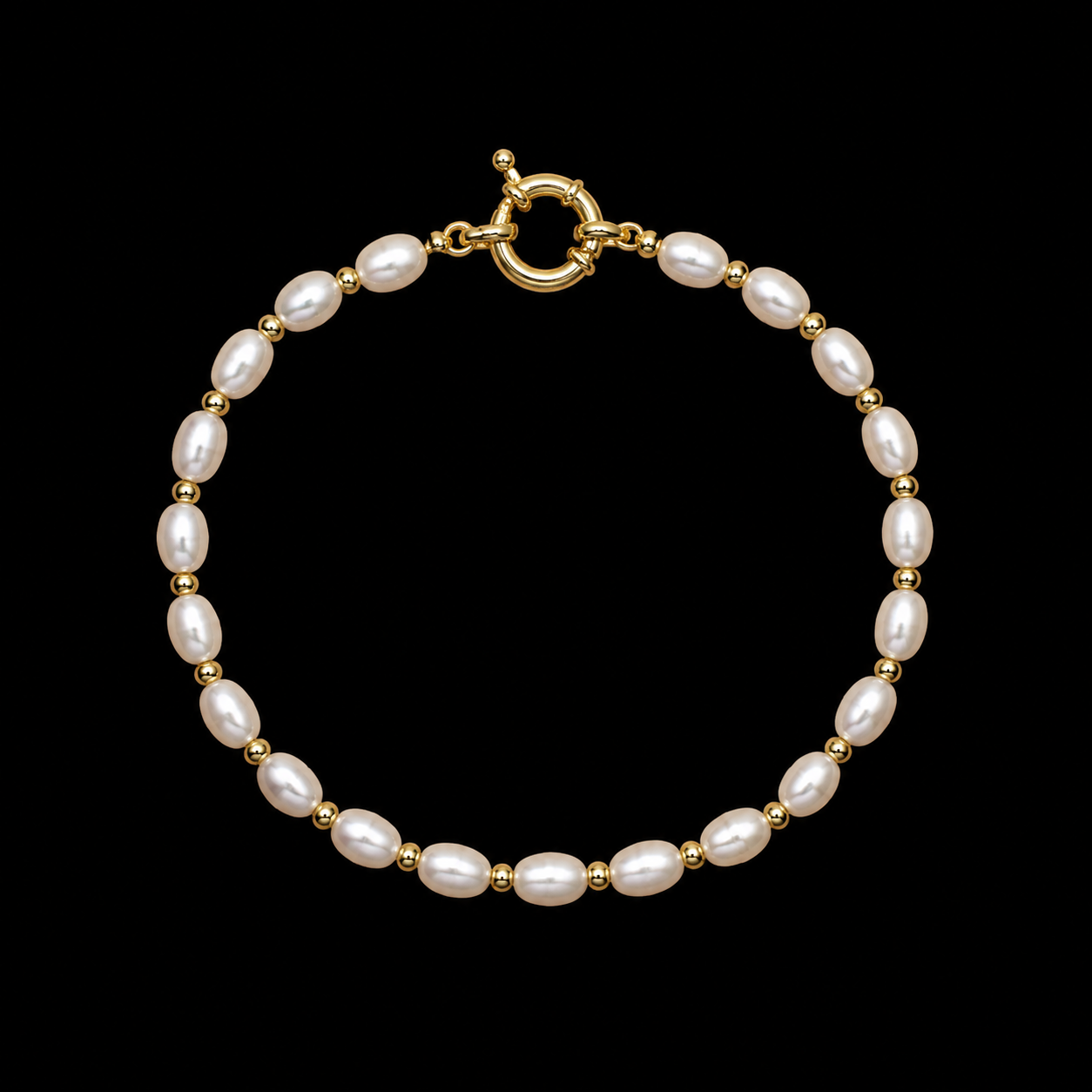 Pearl Toggle Bracelet